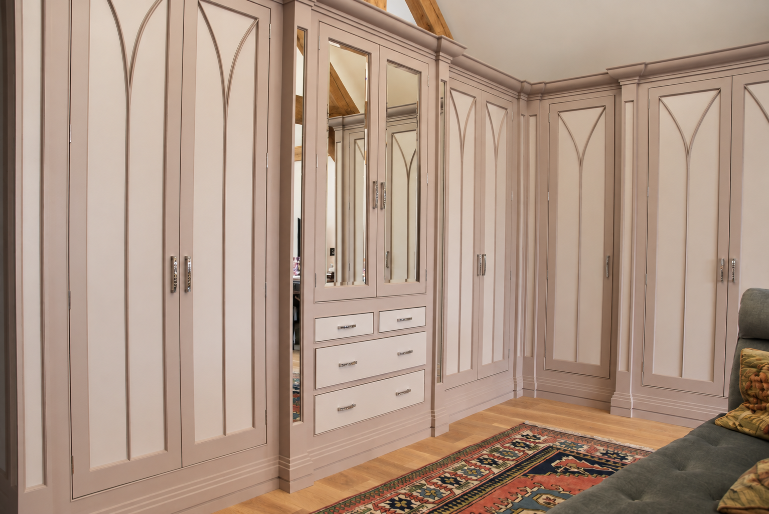 Arched bedroom
