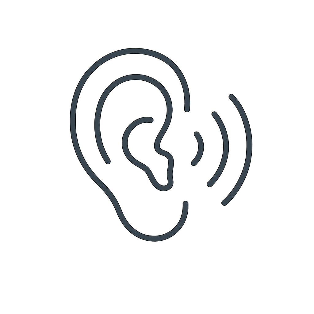 We listen icon